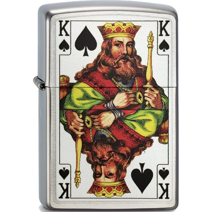 Зажигалка ZIPPO CLASSIC Classic Brushed Chrome 28489